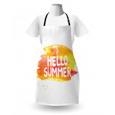 Sun Pattern Hello Summer Apron