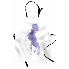 Pastel Purple Tones Art Apron