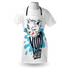 Licking Kitten Yum Yum Apron