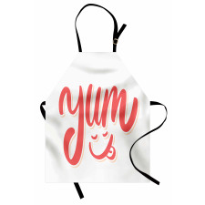 Words with Emoji Licking Face Apron