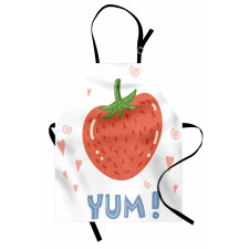 Lettering with a Strawberry Apron