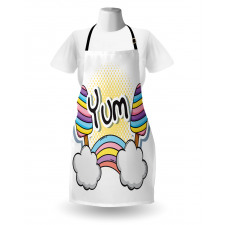 Rainbow Clouds and Popsicle Apron