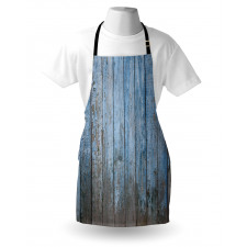 Grungy Painted Wooden Fence Apron