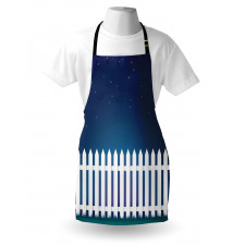 Starry Night with Crescent Apron