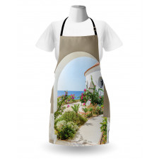 Plants Flowers Sea Panorama Apron