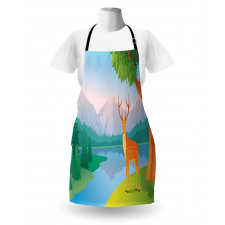 Deer Mountain Landscape Apron