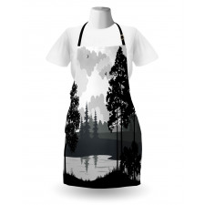 Tree River Flying Bird Apron