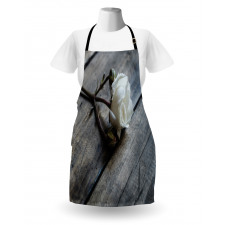 Romantic Flower Rustic Table Apron