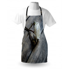 Romantic Flower Rustic Table Apron