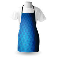 Vibrant Geometric Ombre Square Apron