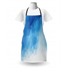 Abstract Polygonal Ombre Art Apron