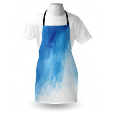 Abstract Polygonal Ombre Art Apron