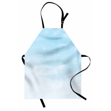 Soft Pastel Sky Clouds Apron