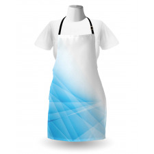 Futuristic Lines Softness Art Apron