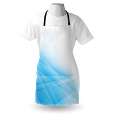 Futuristic Lines Softness Art Apron