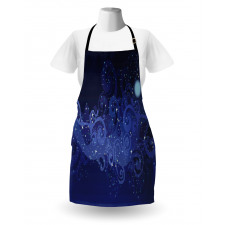 Abstract Starry Night Moon Apron