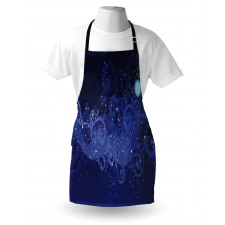 Abstract Starry Night Moon Apron