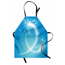 Swirling Stars with Tail Art Apron