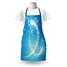 Swirling Stars with Tail Art Apron