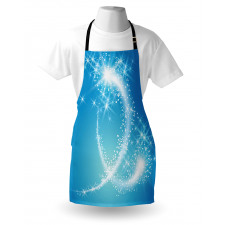 Swirling Stars with Tail Art Apron