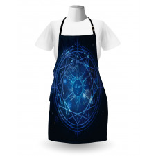 Alchemy Magic Circle Sun Face Apron