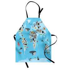 Guide Animals World Map Apron