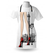 Woman Legs Paris Vendome Apron