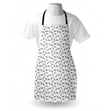 Simplistic Woman Shoes Apron