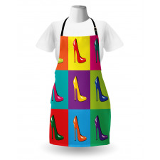 Colorful Shoes Pop Art Apron