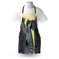 Zebras Wild Nature Apron