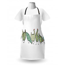 Farm Hen with Ornaments Apron