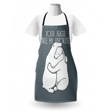 Your Hugs Lettering Valentines Apron