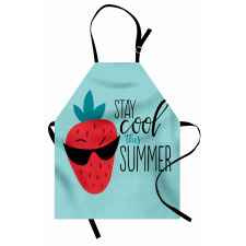 Funny Strawberry Summer Apron