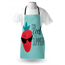 Funny Strawberry Summer Apron