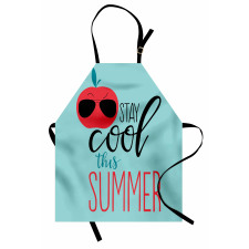 Apple with Sunglasses Apron