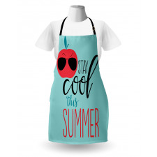 Apple with Sunglasses Apron