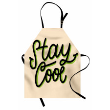 Modernistic Typography Apron