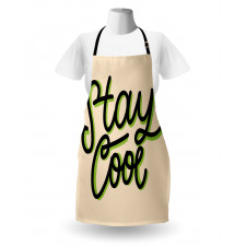 Modernistic Typography Apron