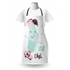 Funny Skateboard Popsicle Apron