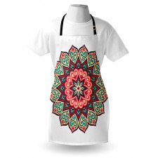 Retro Traditional Mandala Apron