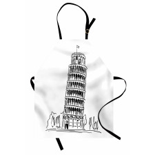 Landmark Piza Tower Europe Apron