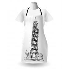 Landmark Piza Tower Europe Apron