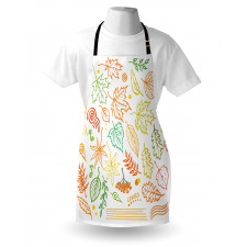 Autumn Sun Simplistic Notes Apron