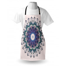 Colorful Art Peacock Apron