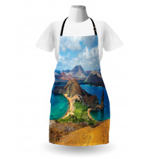 Galapagos Volcanic Scenery Apron