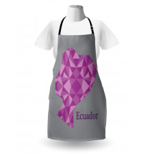 Polygonal Cartography Print Apron