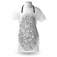 Latin American Culture Art Apron