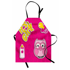 Girl Baby Owl Bottle Apron