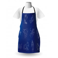 Horoscope Constellation Sky Apron