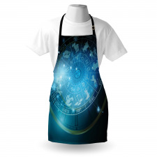 Horoscope Wheel Astrology Apron